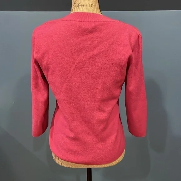 New York & Company Dark Pink Sweater Large - Picture 6 of 8